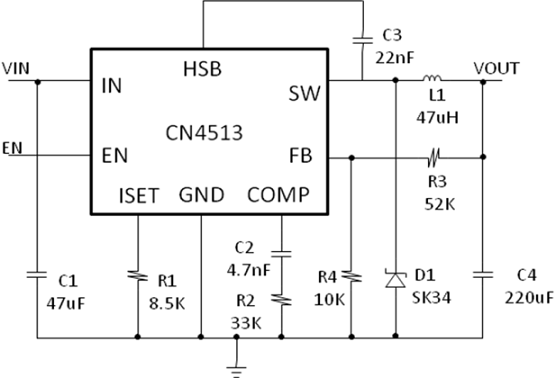 125 KHz 3.5A/40V CC/CV Step-Down DC/DC Converter | Ionize CMS Demo